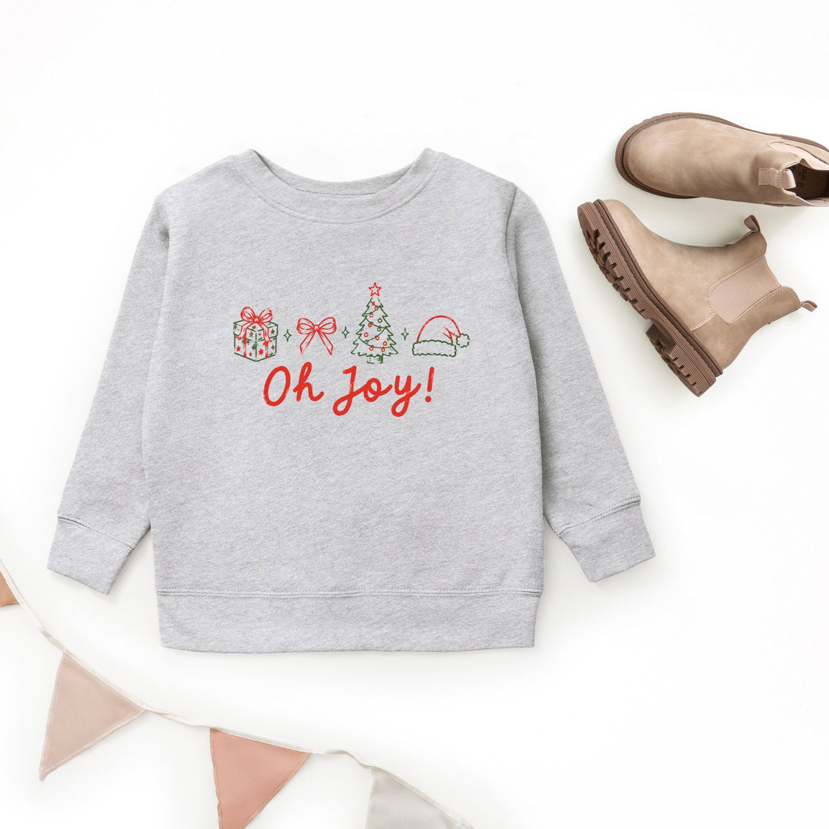Oh Joy Icons Outline - Youth Graphic Sweatshirt
