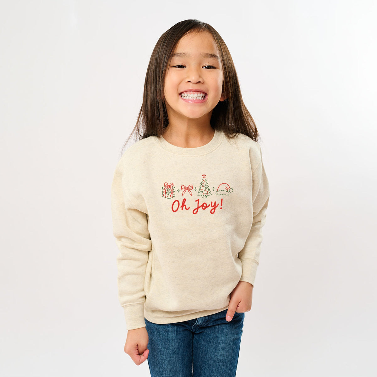 Oh Joy Icons Outline - Youth Graphic Sweatshirt