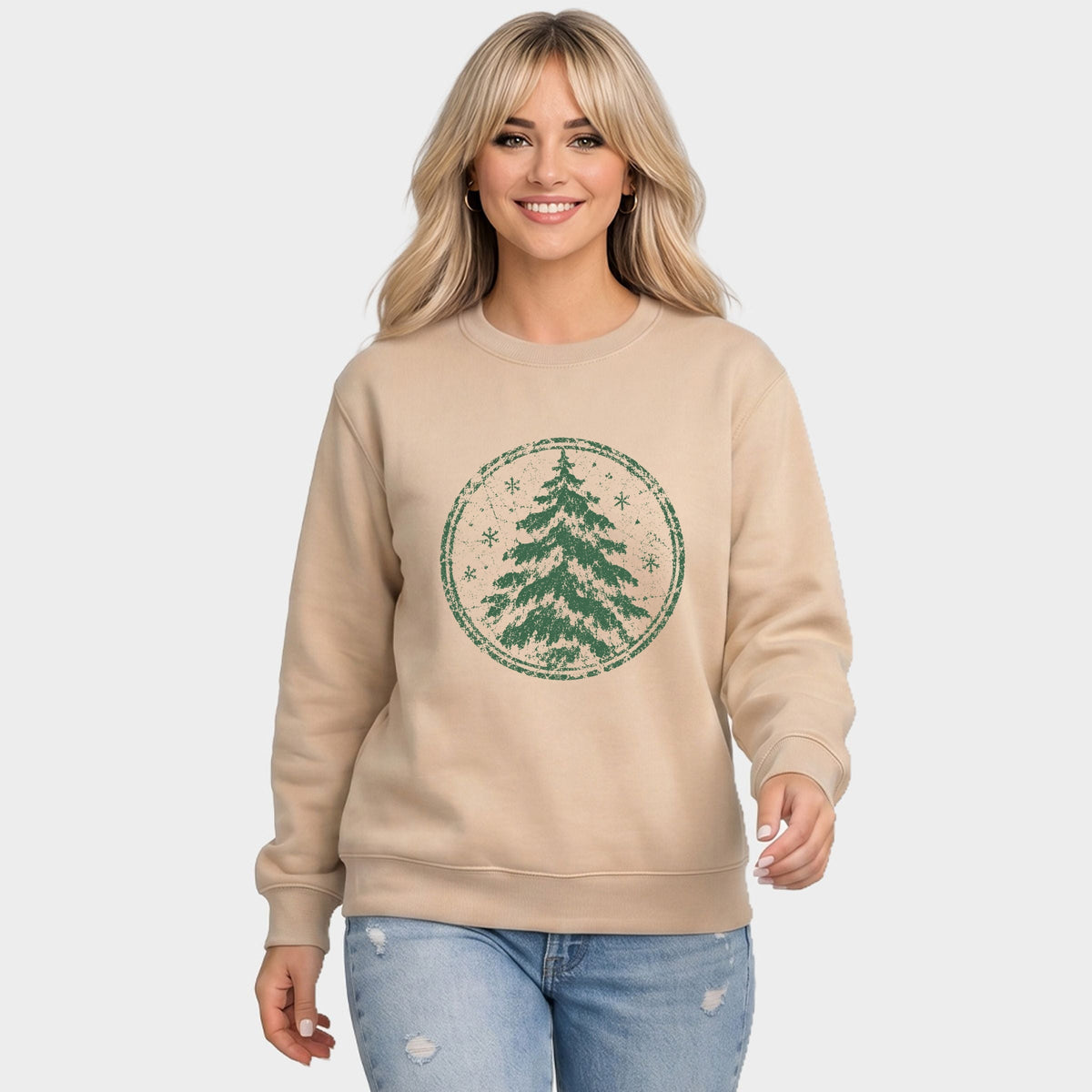 Green Tree Circle - Women's Graphic Sweatshirt