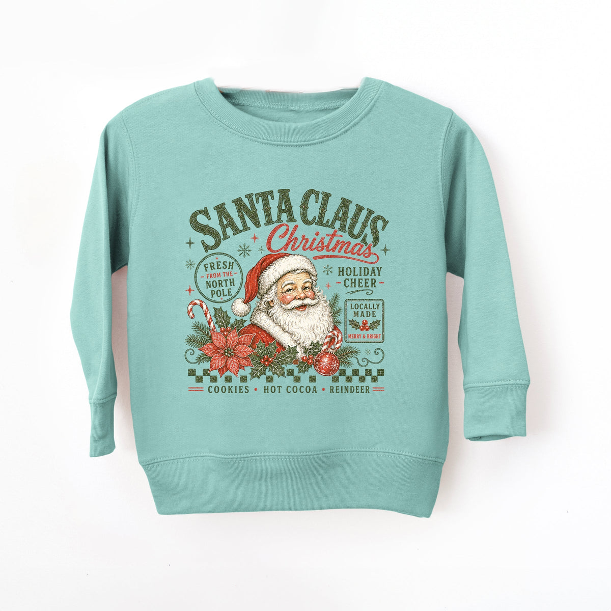 Santa Claus Christmas - Toddler Graphic Sweatshirt