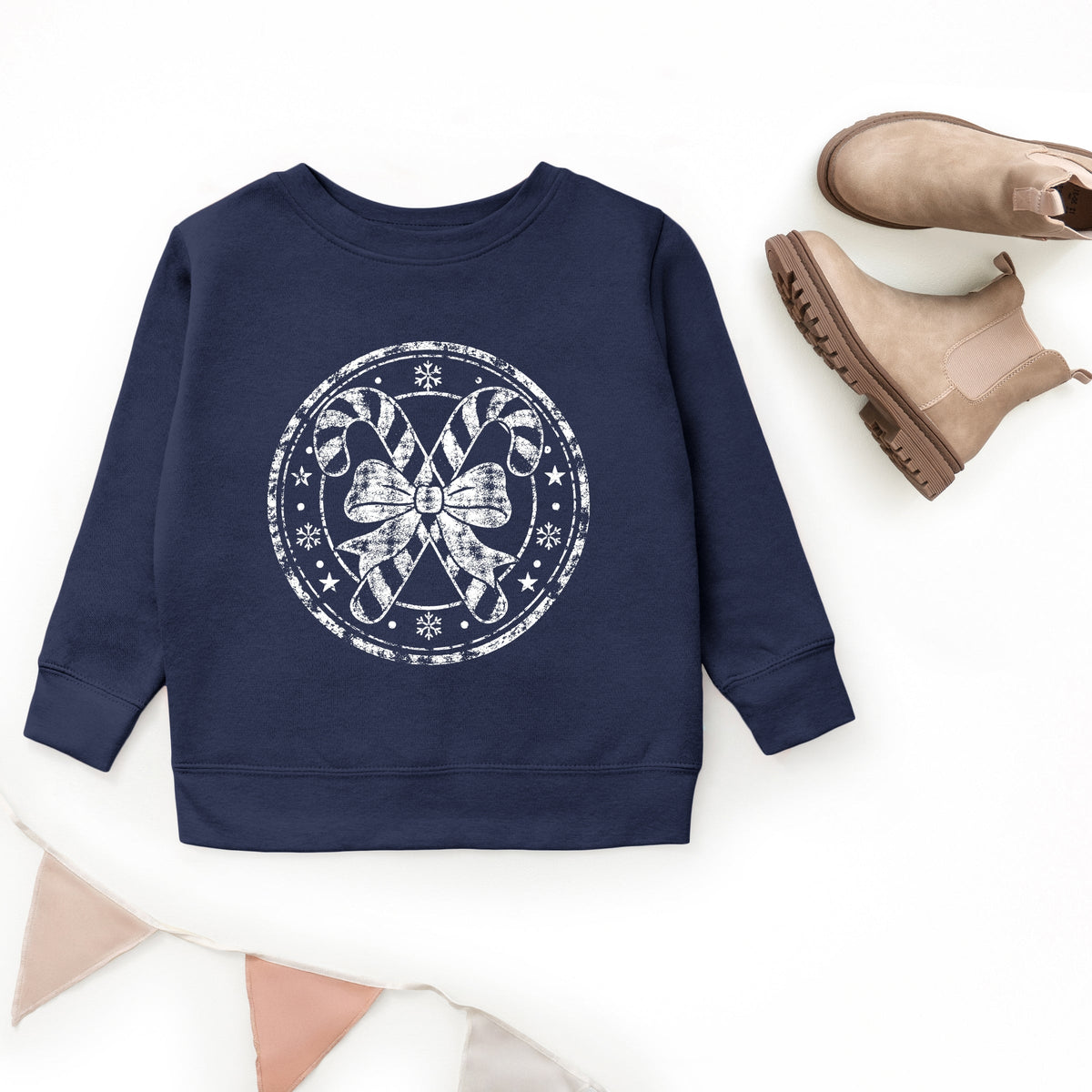 Candy Cane Circle - Youth Graphic Sweatshirt