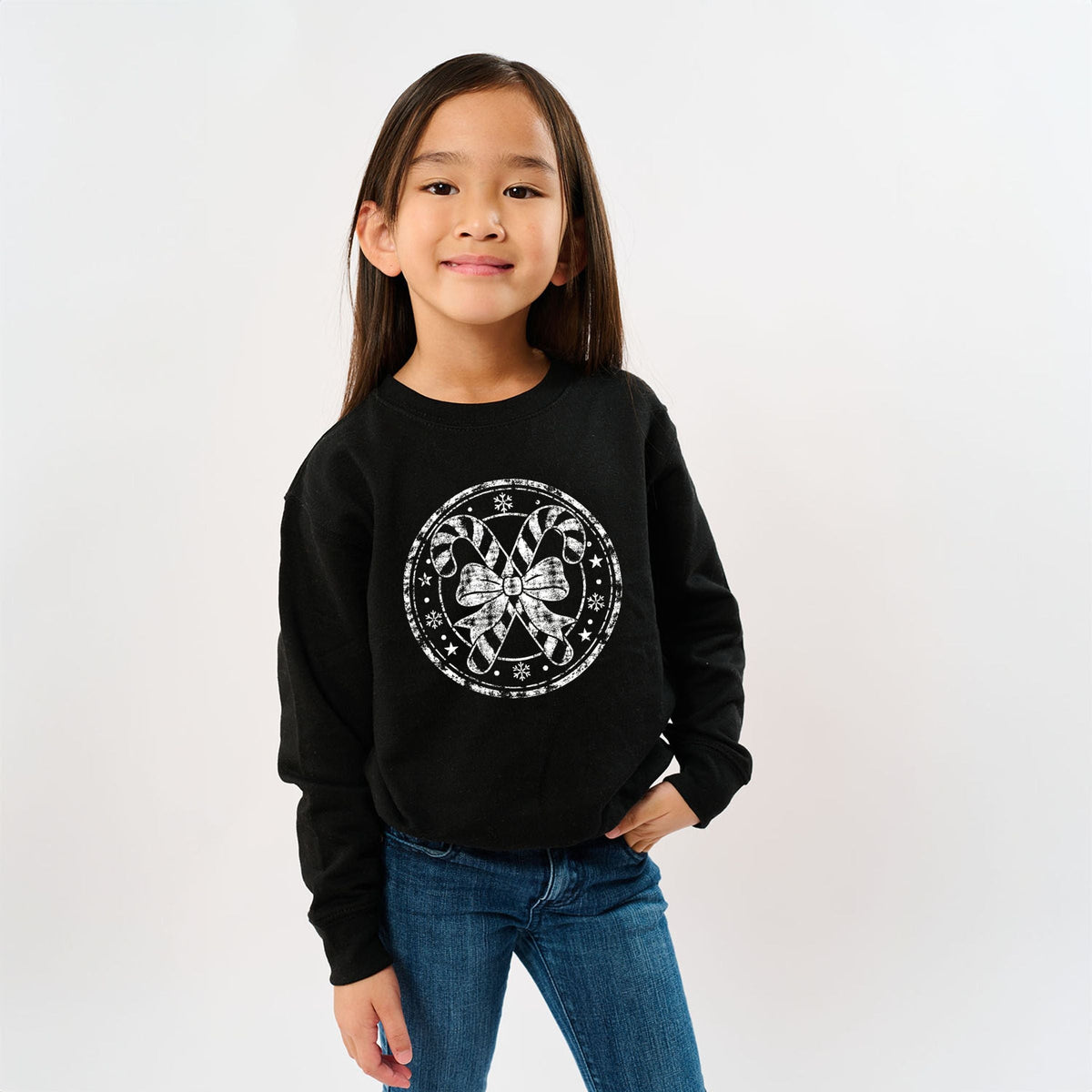 Candy Cane Circle - Youth Graphic Sweatshirt