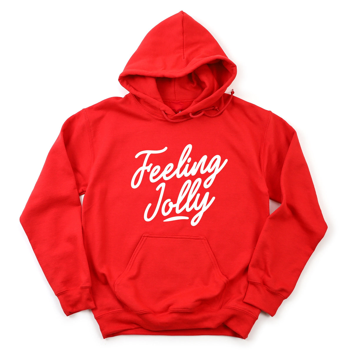 Feeling Jolly Cursive - Women's Graphic Hoodie