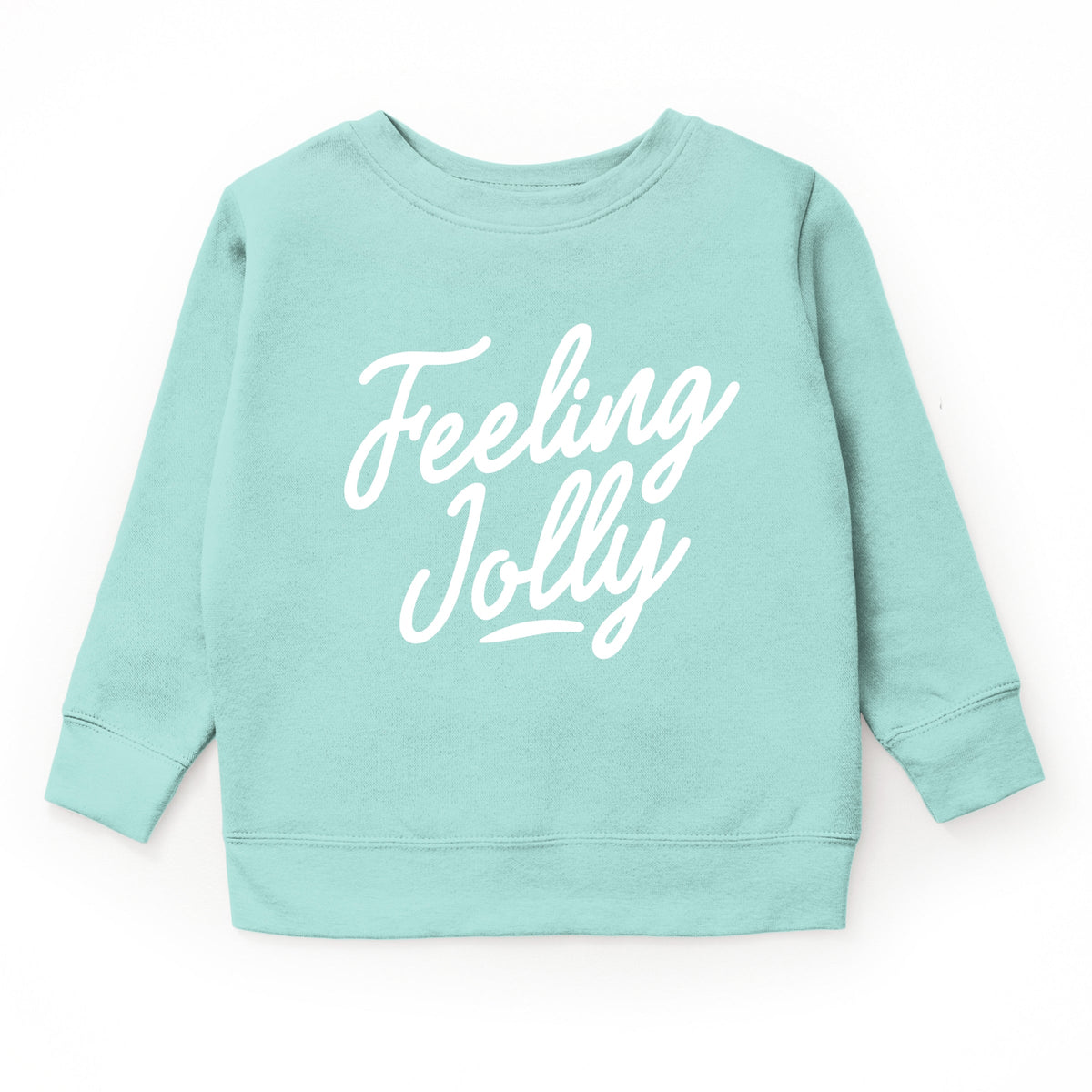 Feeling Jolly Cursive - Youth Graphic Sweatshirt