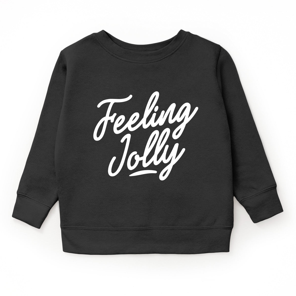 Feeling Jolly Cursive - Youth Graphic Sweatshirt