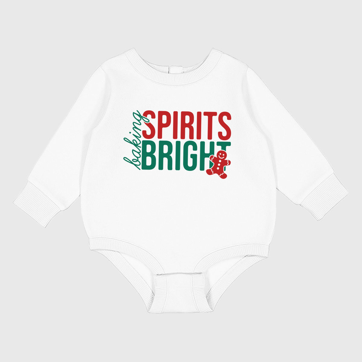 Baking Spirits Bright Gingerbread - Infant Fleece BodySuit