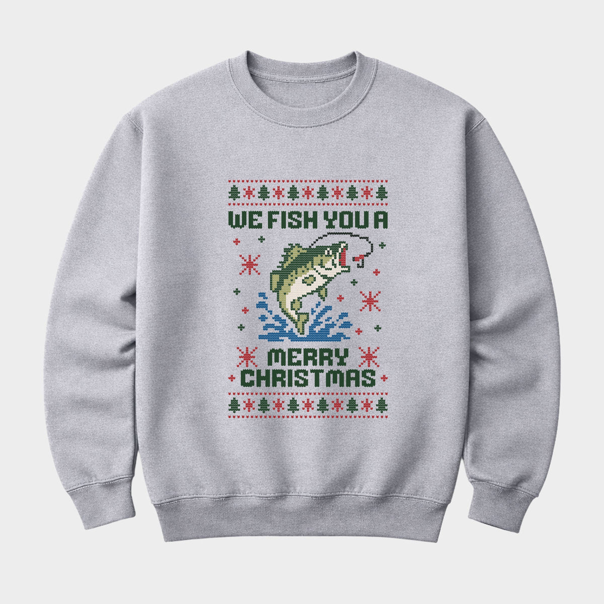 We Fish You A Merry Christmas - Men's Graphic Sweatshirt