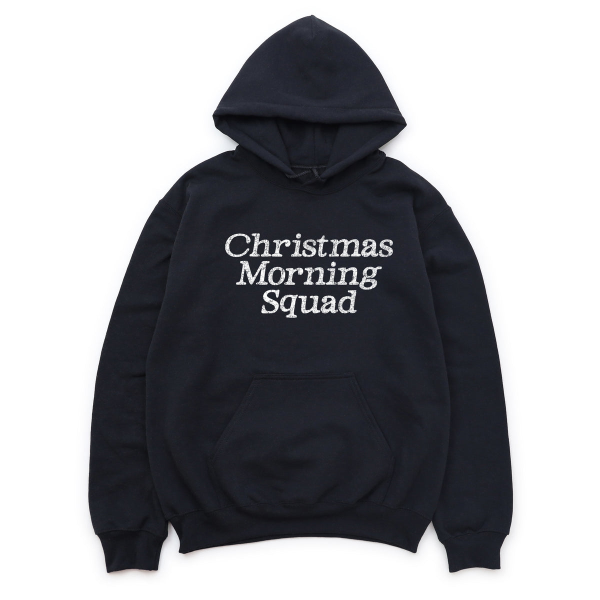 Christmas Morning Squad Distressed - Women's Graphic Hoodie