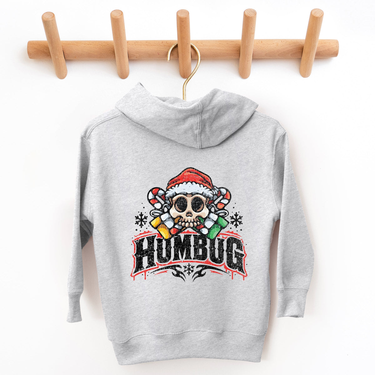 Humbug Santa Skull - Toddler Hoodie