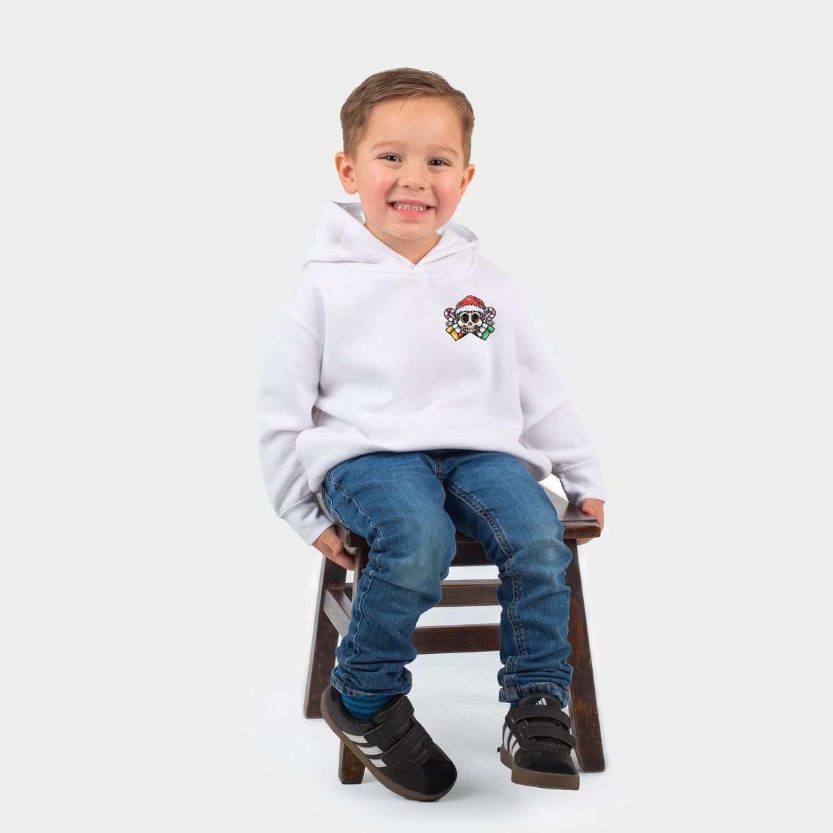 Humbug Santa Skull - Toddler Hoodie