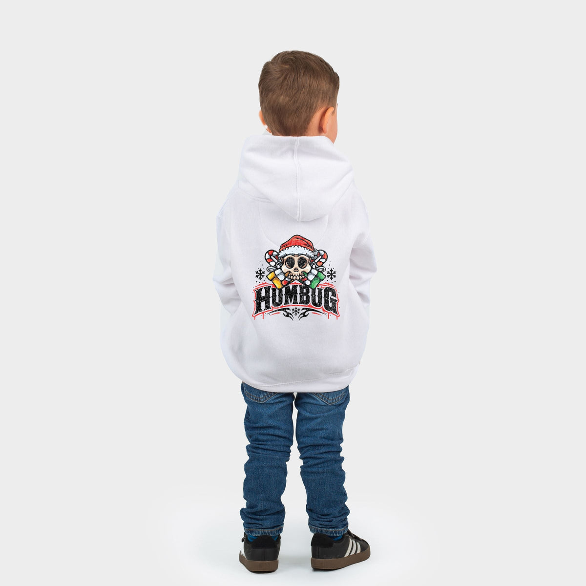 Humbug Santa Skull - Toddler Hoodie
