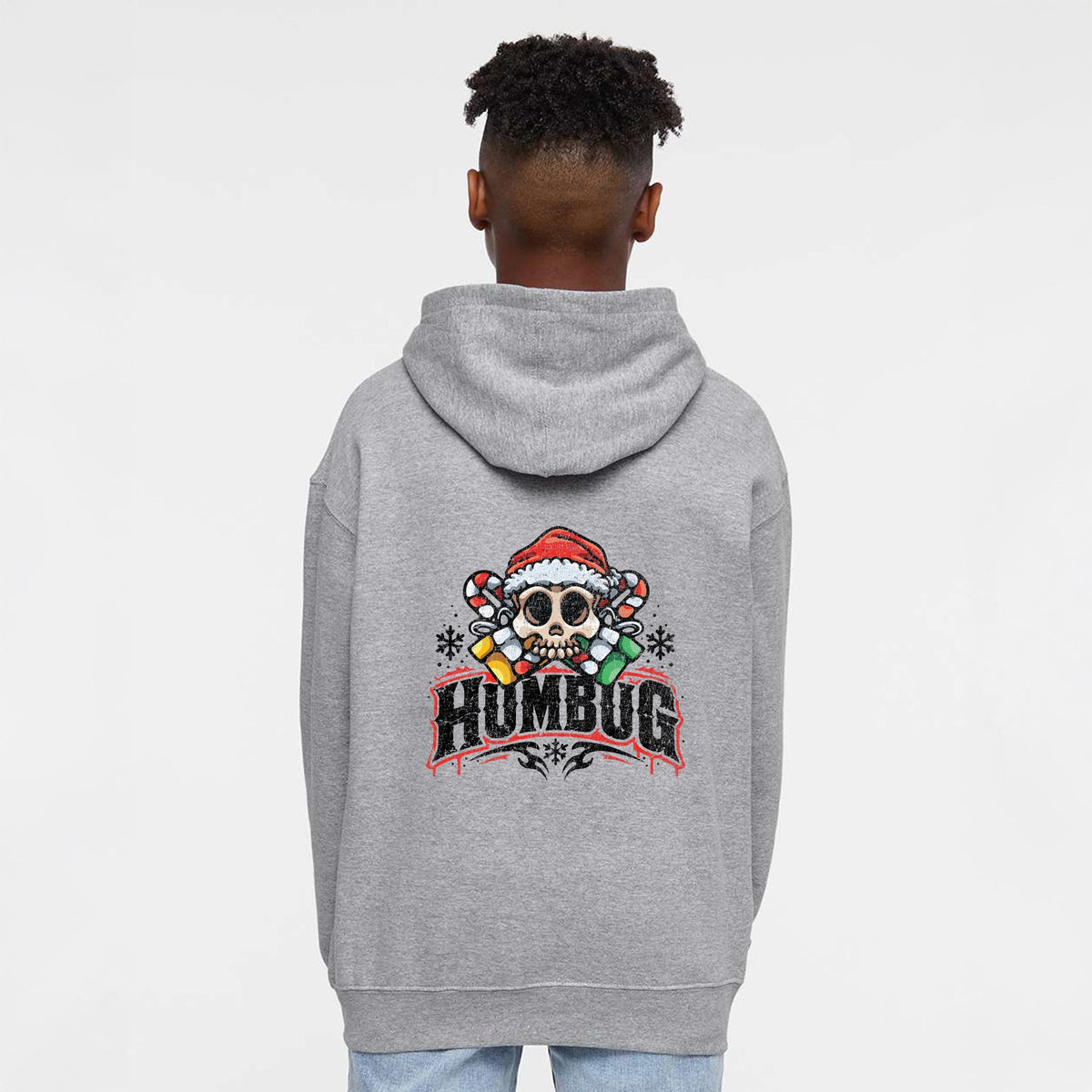 Humbug Santa Skull - Youth Graphic Hoodie