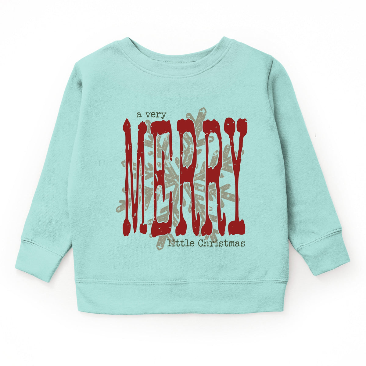 A Very Merry Little Christmas Snowflake - Youth Graphic Sweatshirt