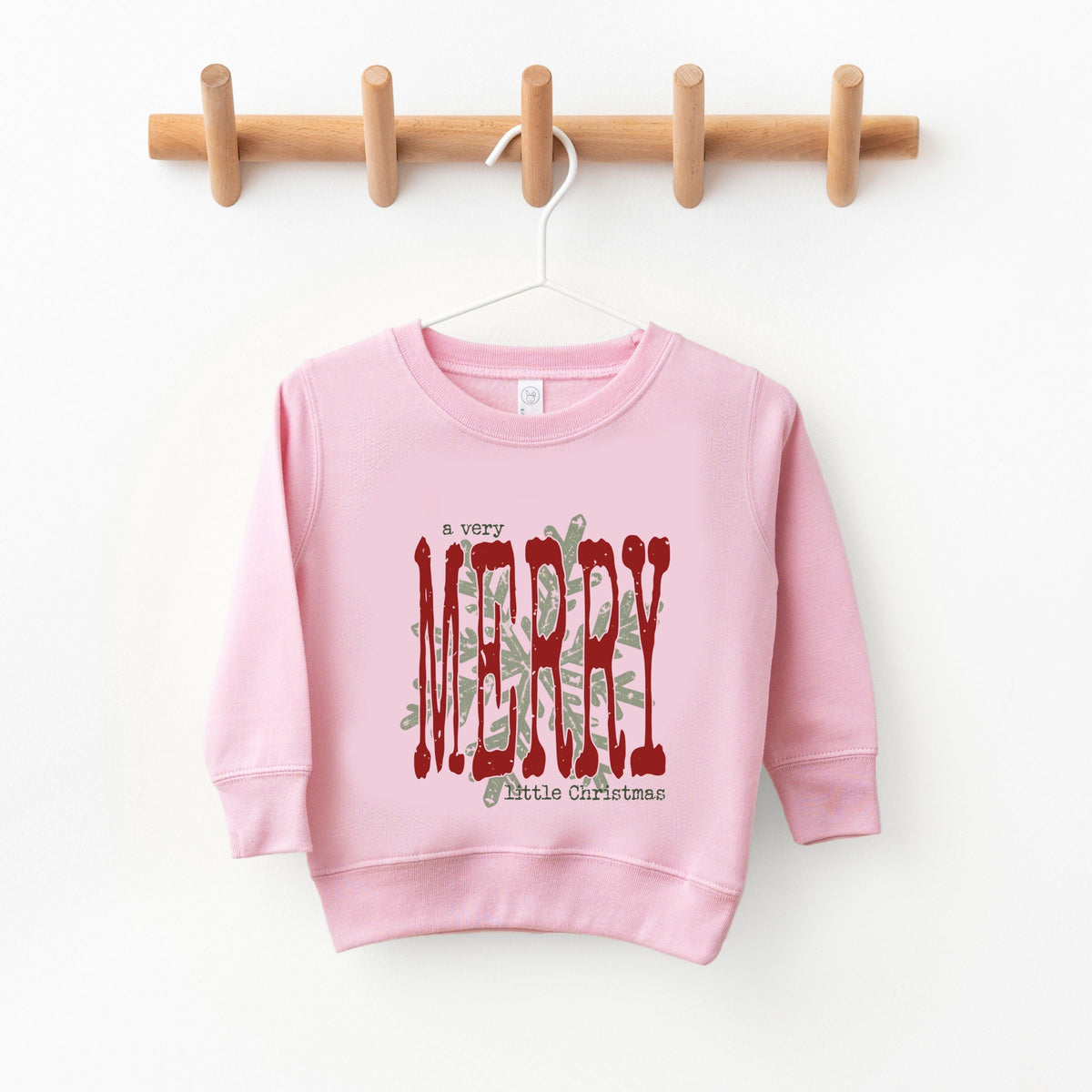 A Very Merry Little Christmas Snowflake - Youth Graphic Sweatshirt
