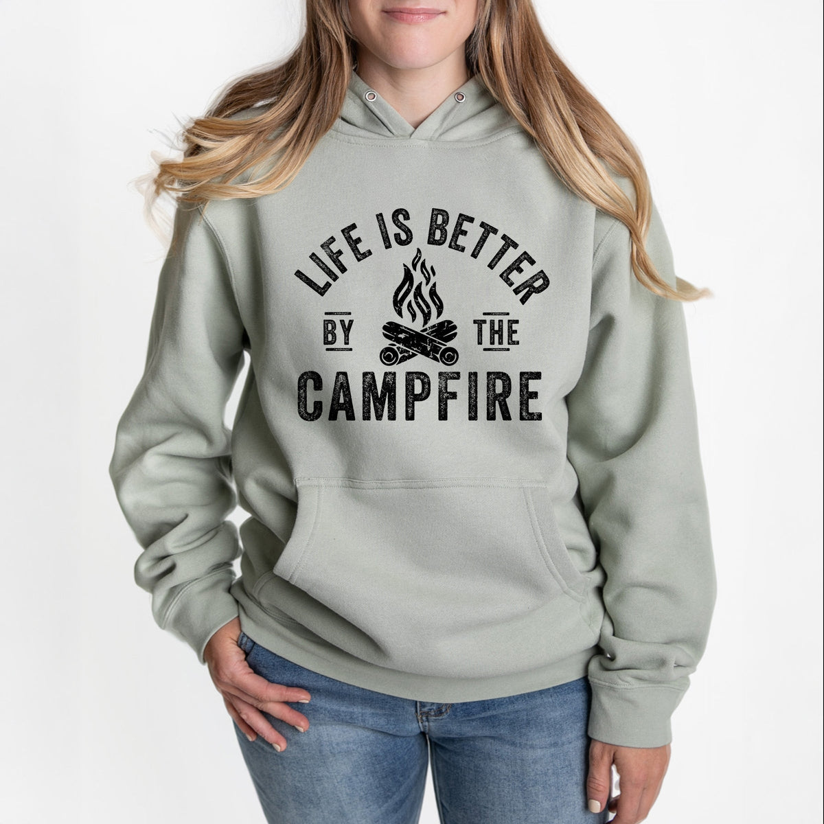Life Is Better By The Campfire - Women's Graphic Hoodie