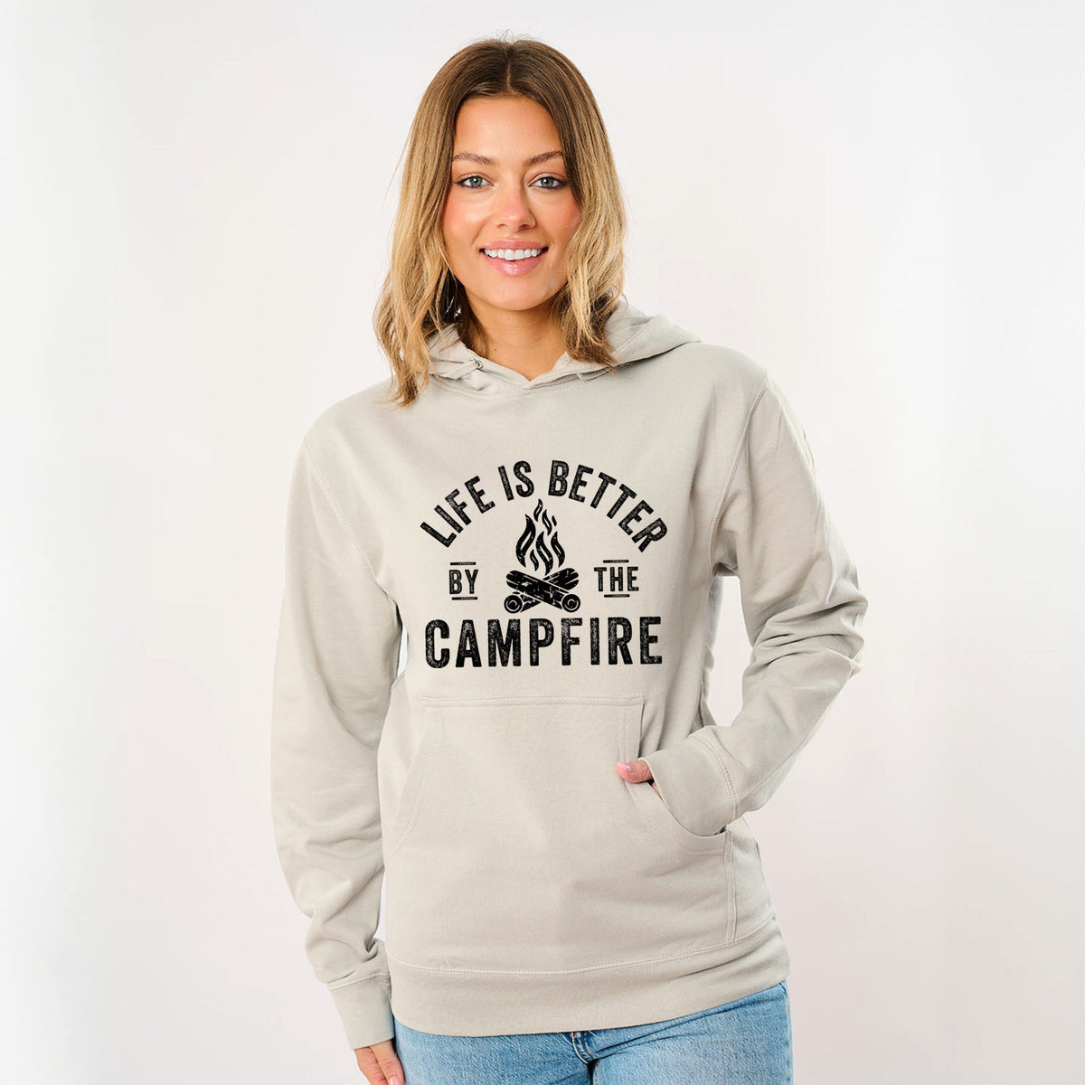 Life Is Better By The Campfire - Women's Graphic Hoodie
