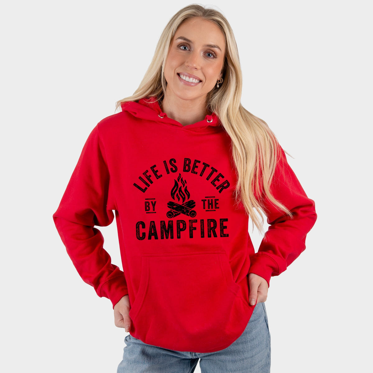 Life Is Better By The Campfire - Women's Graphic Hoodie