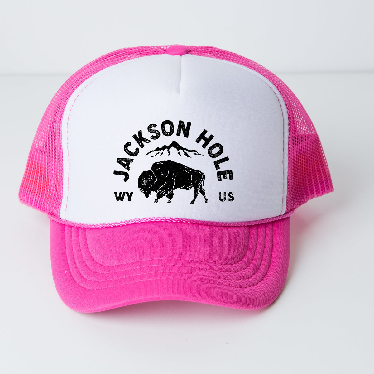 Jackson Hole Mountains - Youth Graphic Foam Trucker Hat