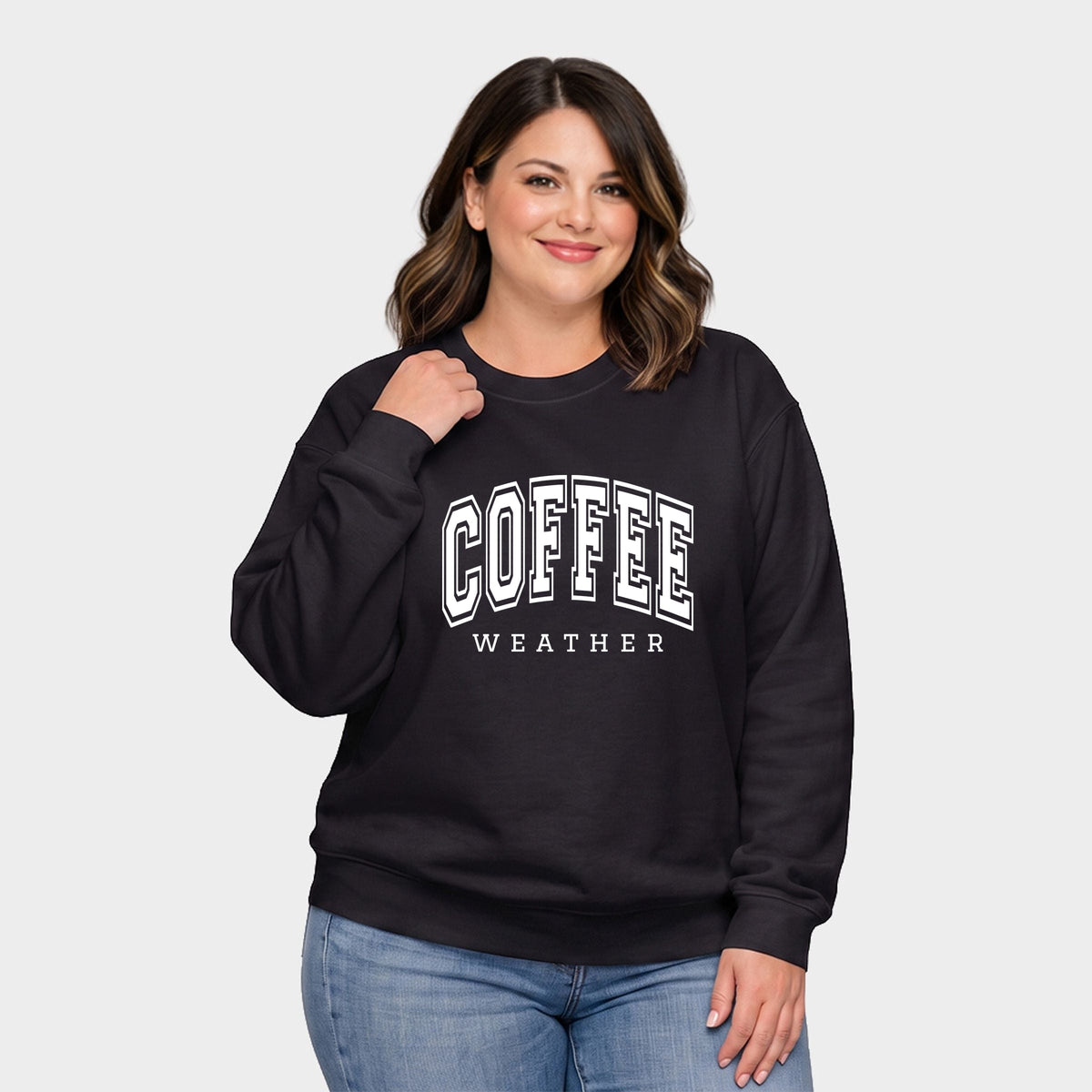 Coffee Weather - Women's Plus Sweatshirt