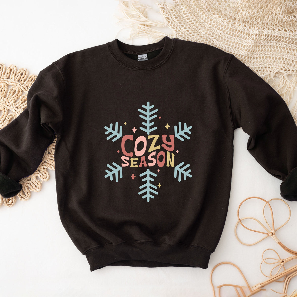 Cozy Season Colorful - Women's Graphic Sweatshirt