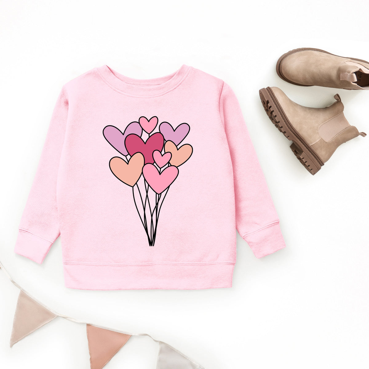 Heart Balloon Bundle - Youth Graphic Sweatshirt