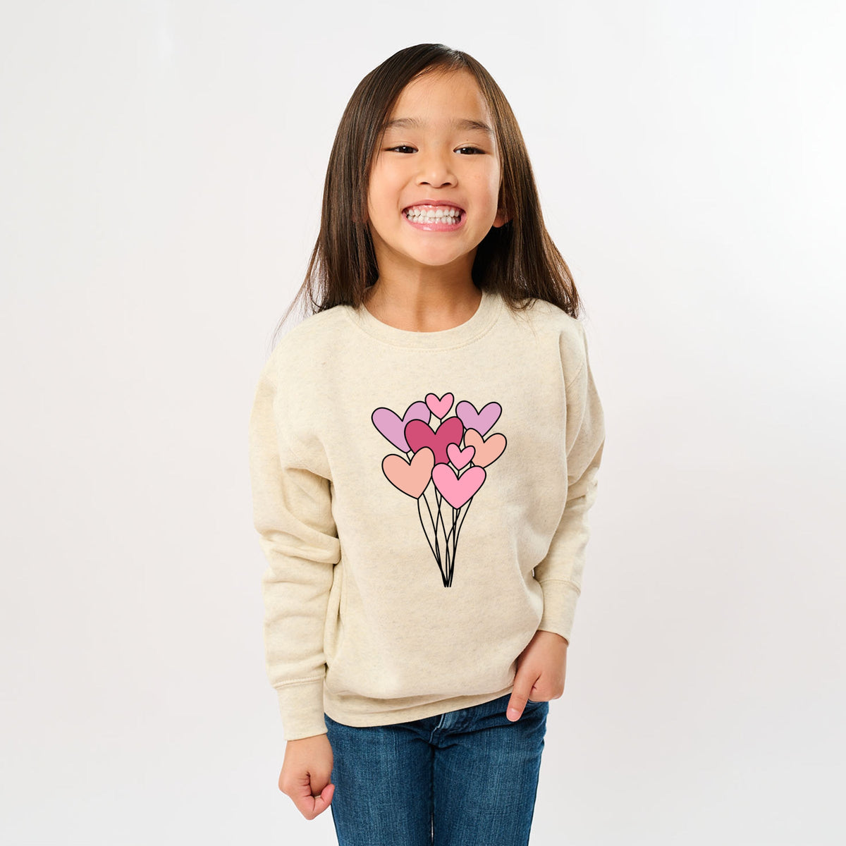 Heart Balloon Bundle - Youth Graphic Sweatshirt