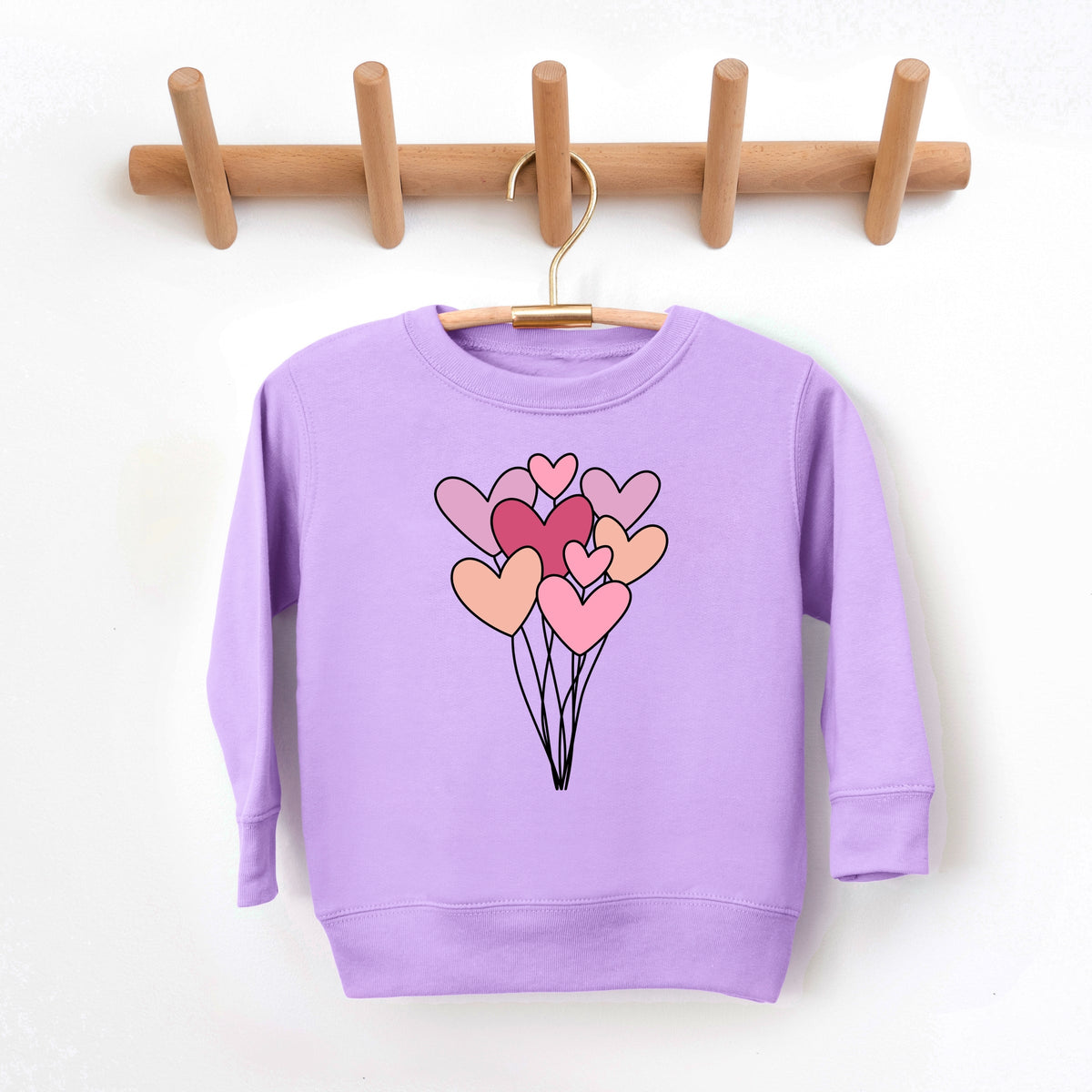 Heart Balloon Bundle - Toddler Graphic Sweatshirt