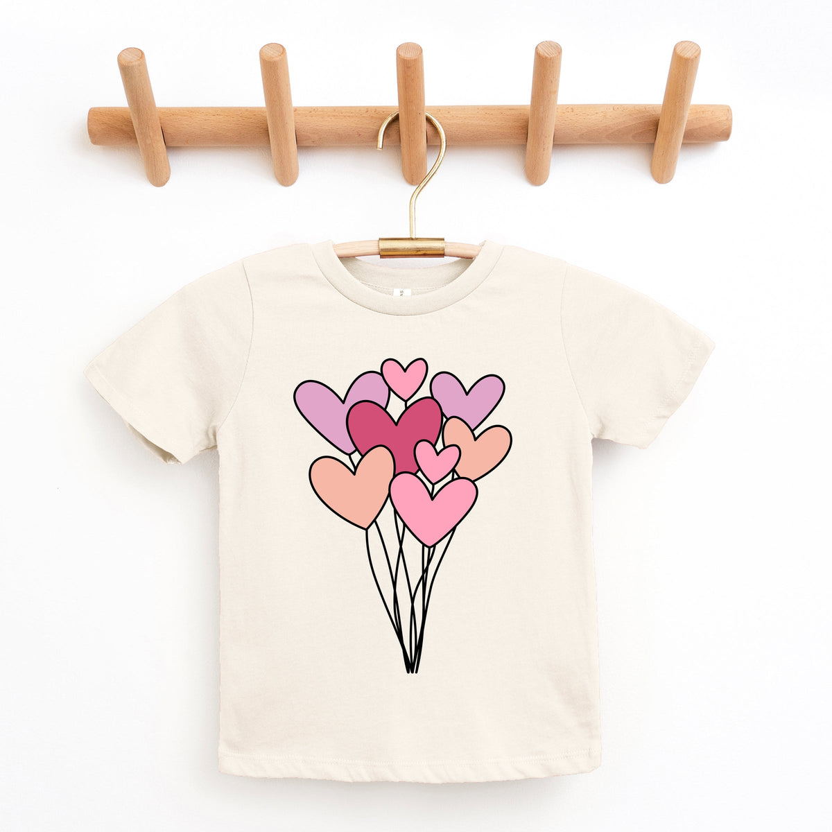 Heart Balloon Bundle - Youth Short Sleeve Graphic T-Shirt