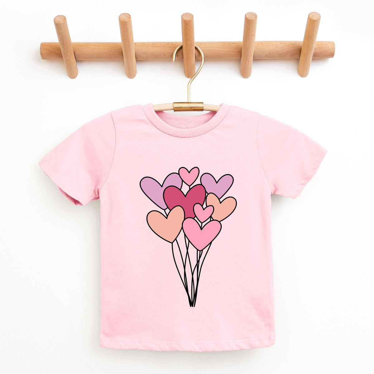 Heart Balloon Bundle - Youth Short Sleeve Graphic T-Shirt