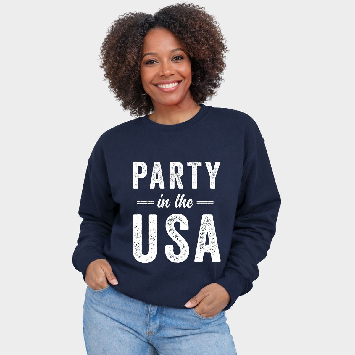 Party in the USA -  Women's Graphic Sweatshirt