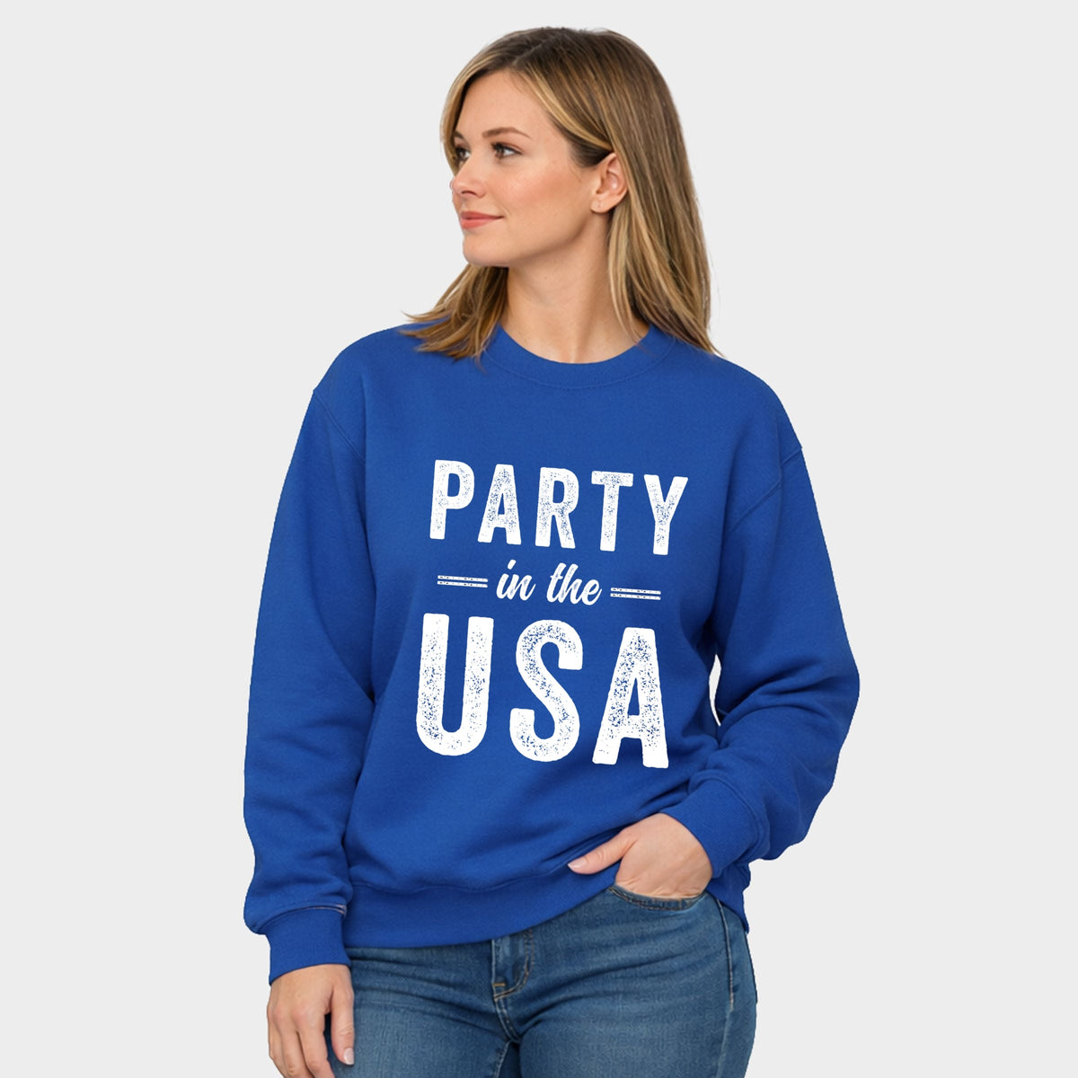 Party in the USA -  Women's Graphic Sweatshirt