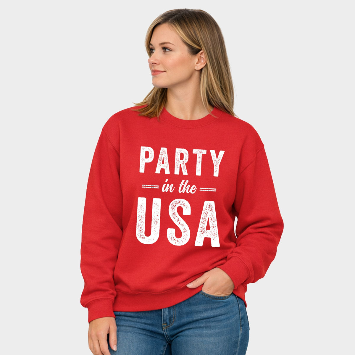 Party in the USA -  Women's Graphic Sweatshirt