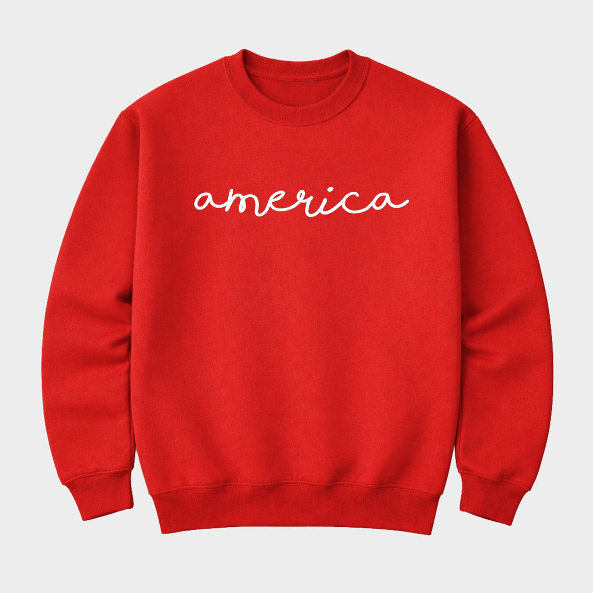 America Cursive - Women's Graphic Sweatshirt