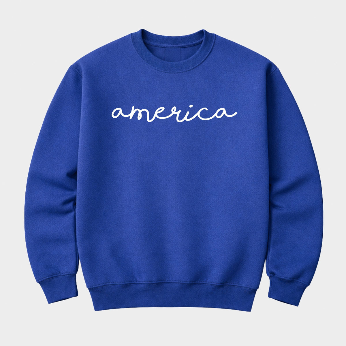 America Cursive - Women's Graphic Sweatshirt