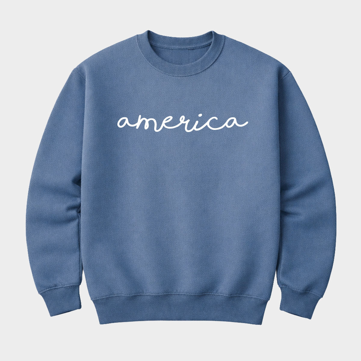 America Cursive - Women's Graphic Sweatshirt