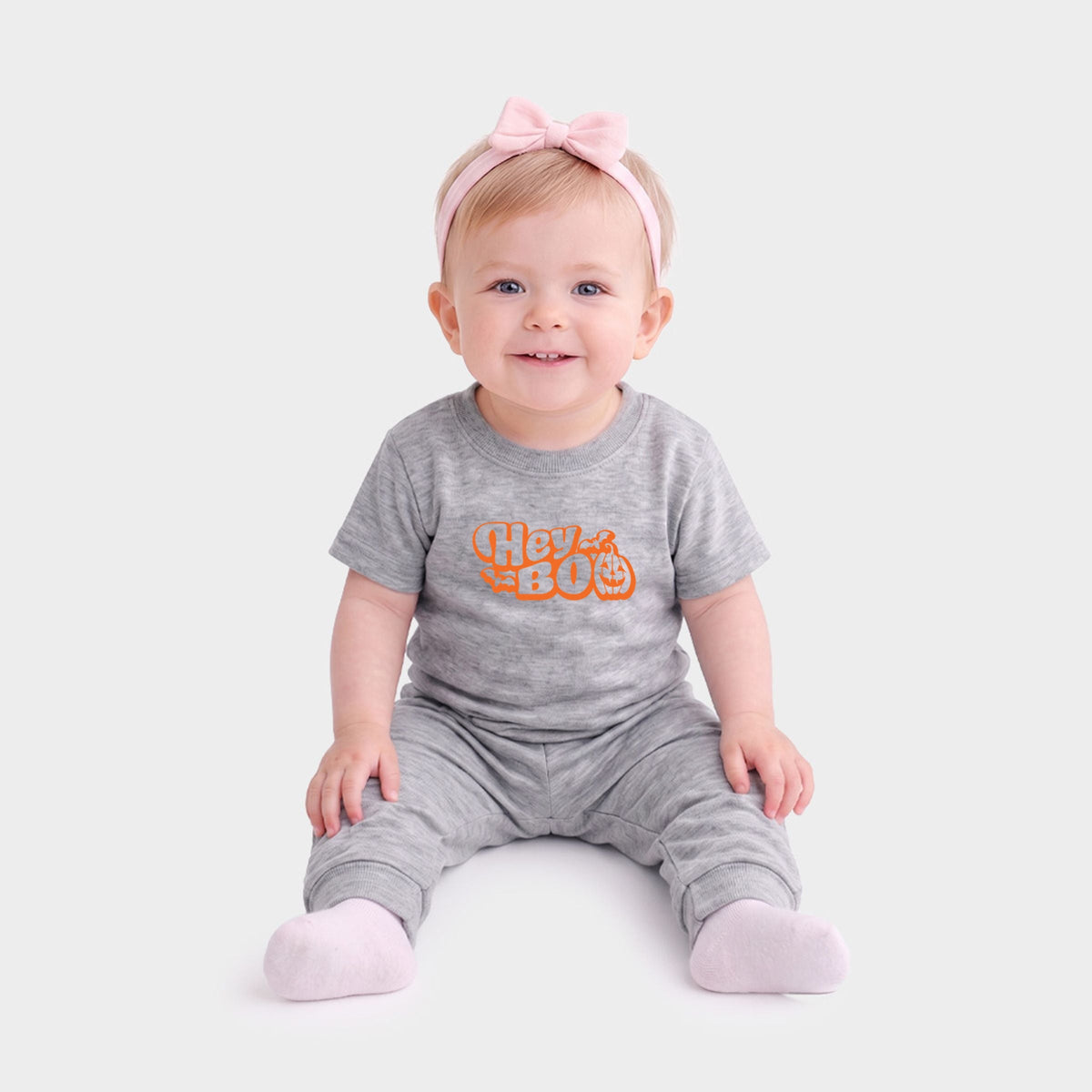 Hey Boo  - Infant Jogger Pant Crew Set