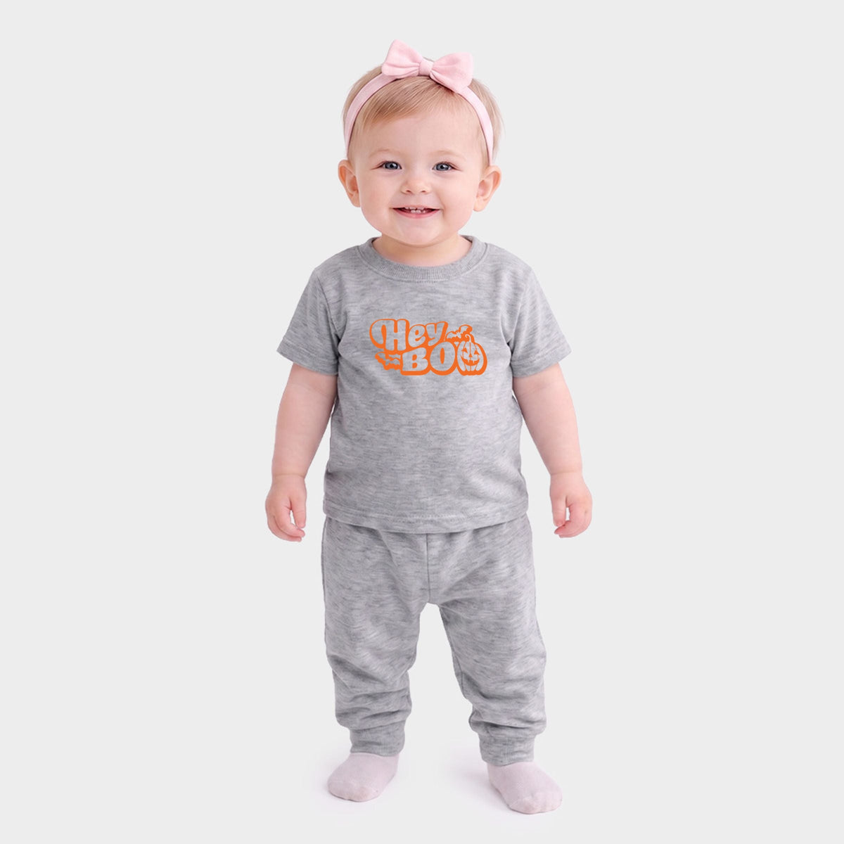Hey Boo  - Infant Jogger Pant Crew Set