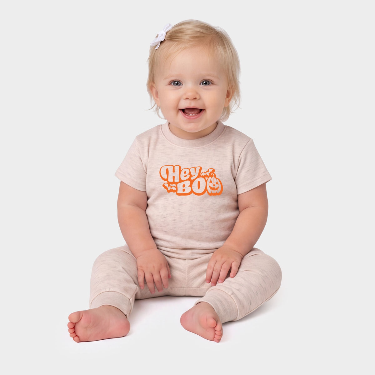 Hey Boo  - Infant Jogger Pant Crew Set