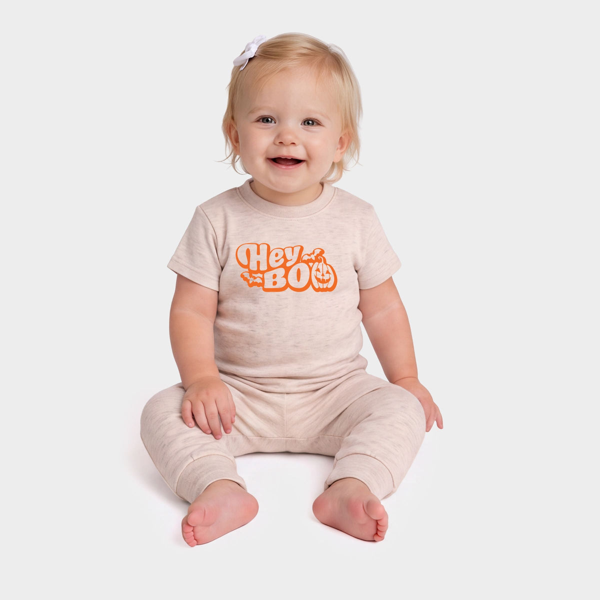 Hey Boo  - Infant Jogger Pant Crew Set