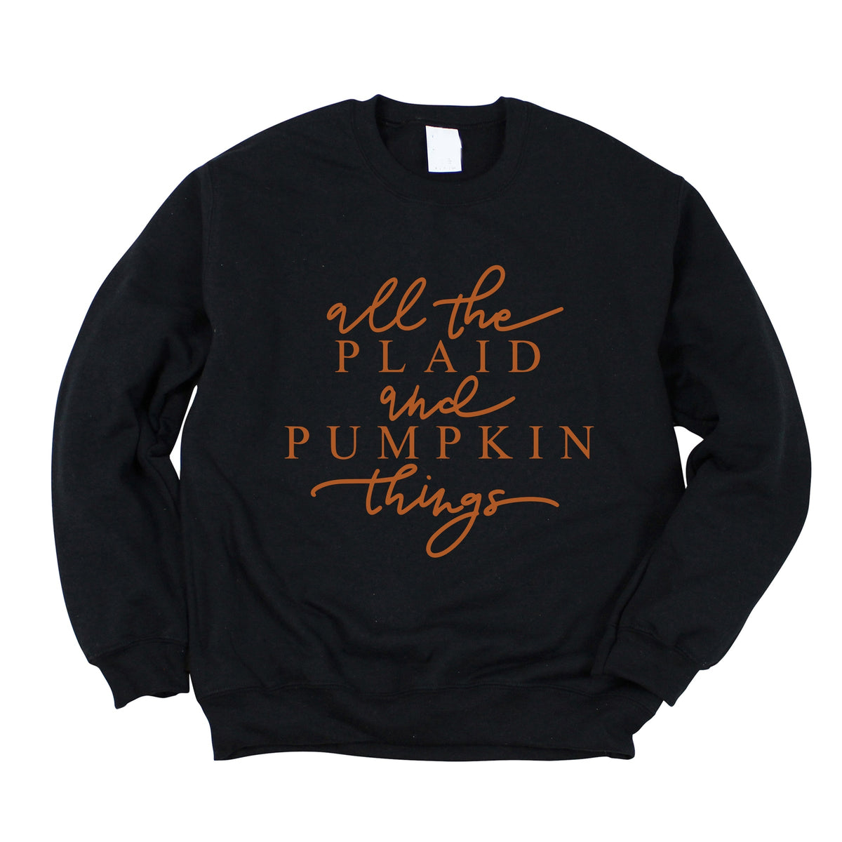 All The Plaid and Pumpkin Things - Women's Graphic Sweatshirt