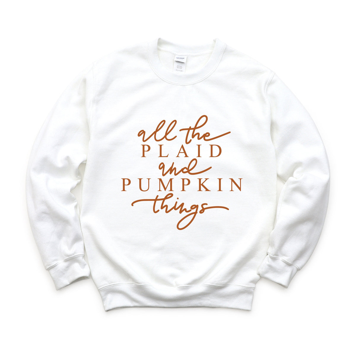 All The Plaid and Pumpkin Things - Women's Graphic Sweatshirt