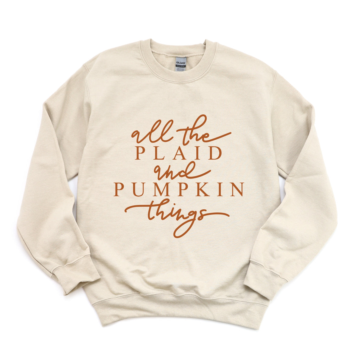 All The Plaid and Pumpkin Things - Women's Graphic Sweatshirt