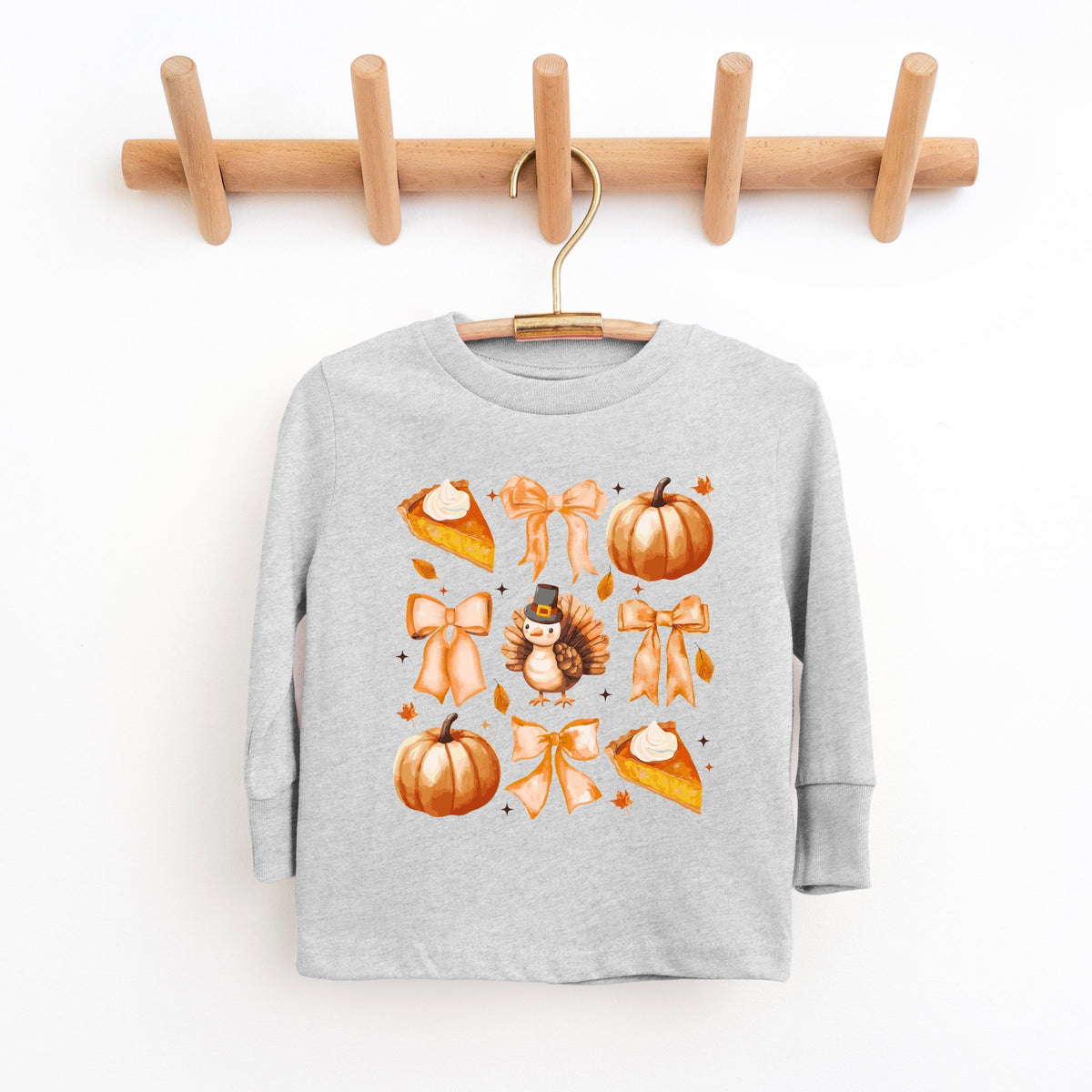 Coquette Turkey Pie - Youth Long Sleeve Graphic T-Shirt