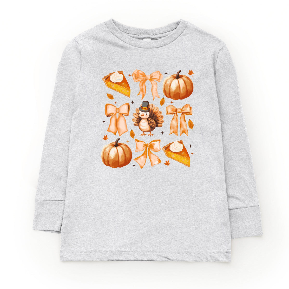 Coquette Turkey Pie - Youth Long Sleeve Graphic T-Shirt