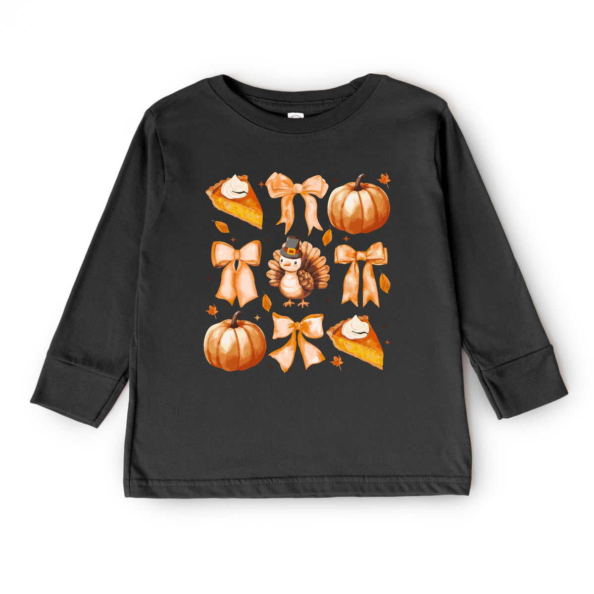 Coquette Turkey Pie - Youth Long Sleeve Graphic T-Shirt