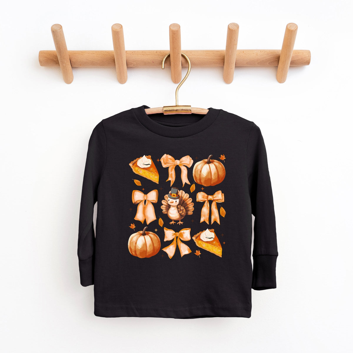 Coquette Turkey Pie - Youth Long Sleeve Graphic T-Shirt