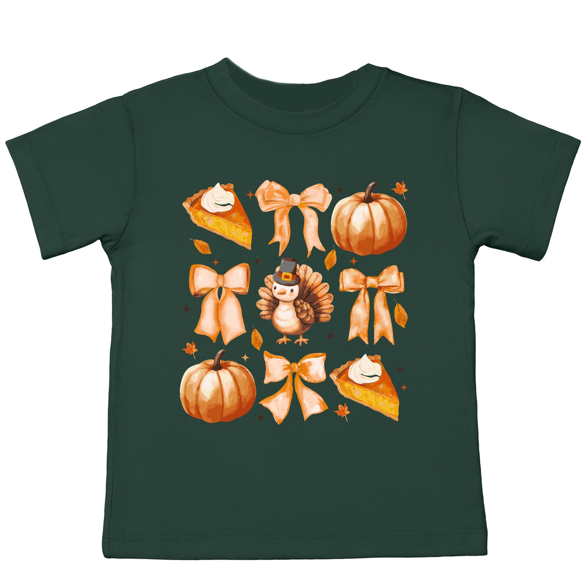 Coquette Turkey Pie - Toddler Short Sleeve Graphic T-Shirt