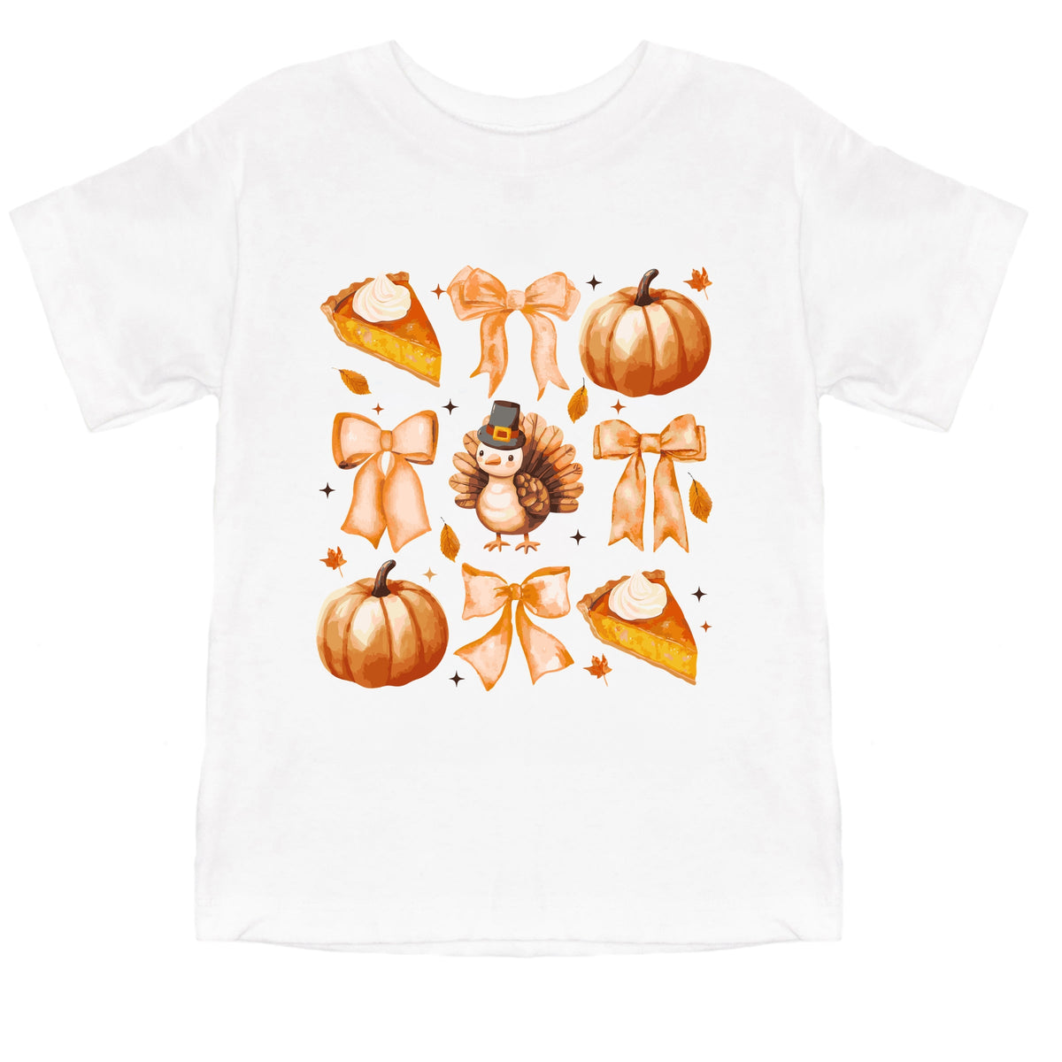 Coquette Turkey Pie - Toddler Short Sleeve Graphic T-Shirt