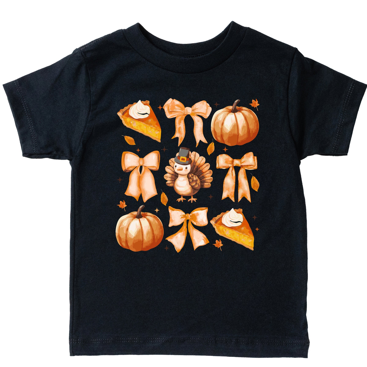 Coquette Turkey Pie - Toddler Short Sleeve Graphic T-Shirt