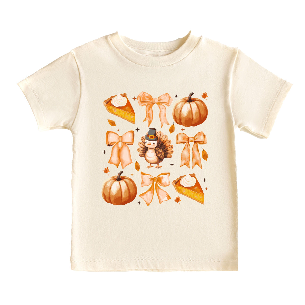 Coquette Turkey Pie - Toddler Short Sleeve Graphic T-Shirt